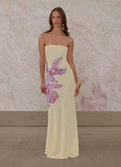 Amelle Maxi Dress - Purple Floral