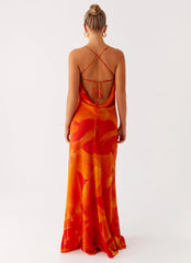 Midafternoon Maxi Dress - Serene Orange