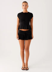 Landon Mini Skort - Black