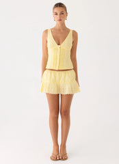 Aberley Top - Yellow