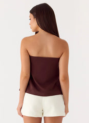 Emmerson Top - Chocolate Drizzle