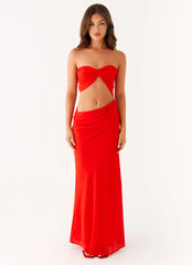Carla Maxi Dress - Red
