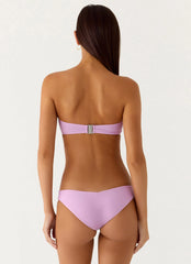 Delta Bandeau Bikini Top - Lavender
