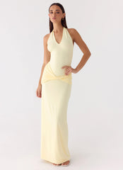 Maribelle Maxi Dress - Lemon