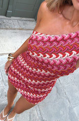 Go Loco Mini Dress Berry