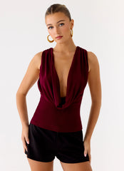 Oracle Top - Plum