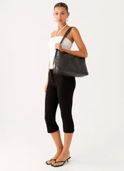 Urban Muse Shoulder Bag - Washed Black