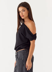 Stick Around Top - Black