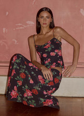 Kahlo Top - Midnight Bloom