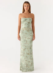 Come Through Maxi Dress - Wispy Fern