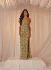 Alouette Maxi Dress - Jade Fern