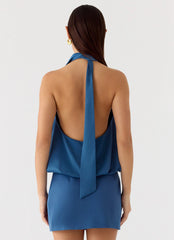 Celestin Top - Washed Navy