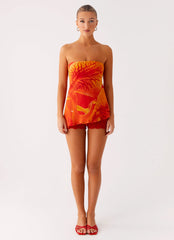 Over The Horizon Asymetrical Top - Serene Orange