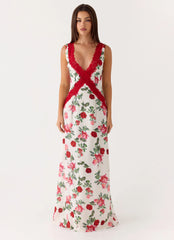 Aoifie Maxi Dress - Ivory Bloom