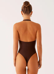 Delia One Piece Swimsuit - Chocolate