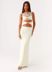 Imperial Maxi Dress - Yellow