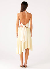 Loreta Beaded Tie Back Top - Siena Floral