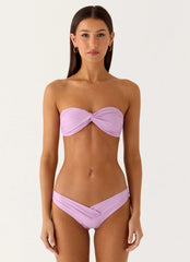 Delta Bandeau Bikini Top - Lavender