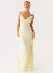 First Class Maxi Dress - Yellow