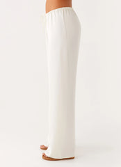 Deacon Low Rise Pants - Butter