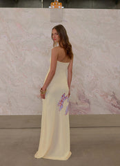 Amelle Maxi Dress - Purple Floral