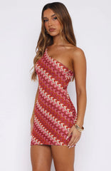 Go Loco Mini Dress Berry