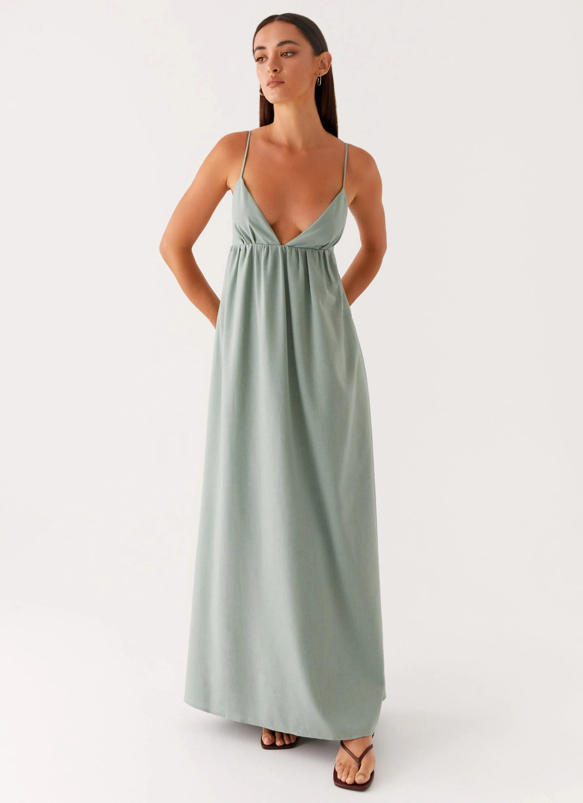 Greer Maxi Dress - Sage