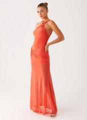 Kavala Maxi Dress - Coral