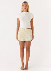 Kerrigan Knit Top - White