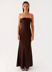 Endless Nights Maxi Dress - Chocolate