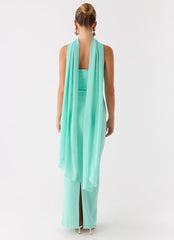 Libra Maxi Dress - Aqua