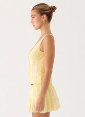 Aberley Top - Yellow