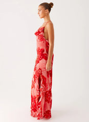 First Class Maxi Dress - Sicily Sunsets Print