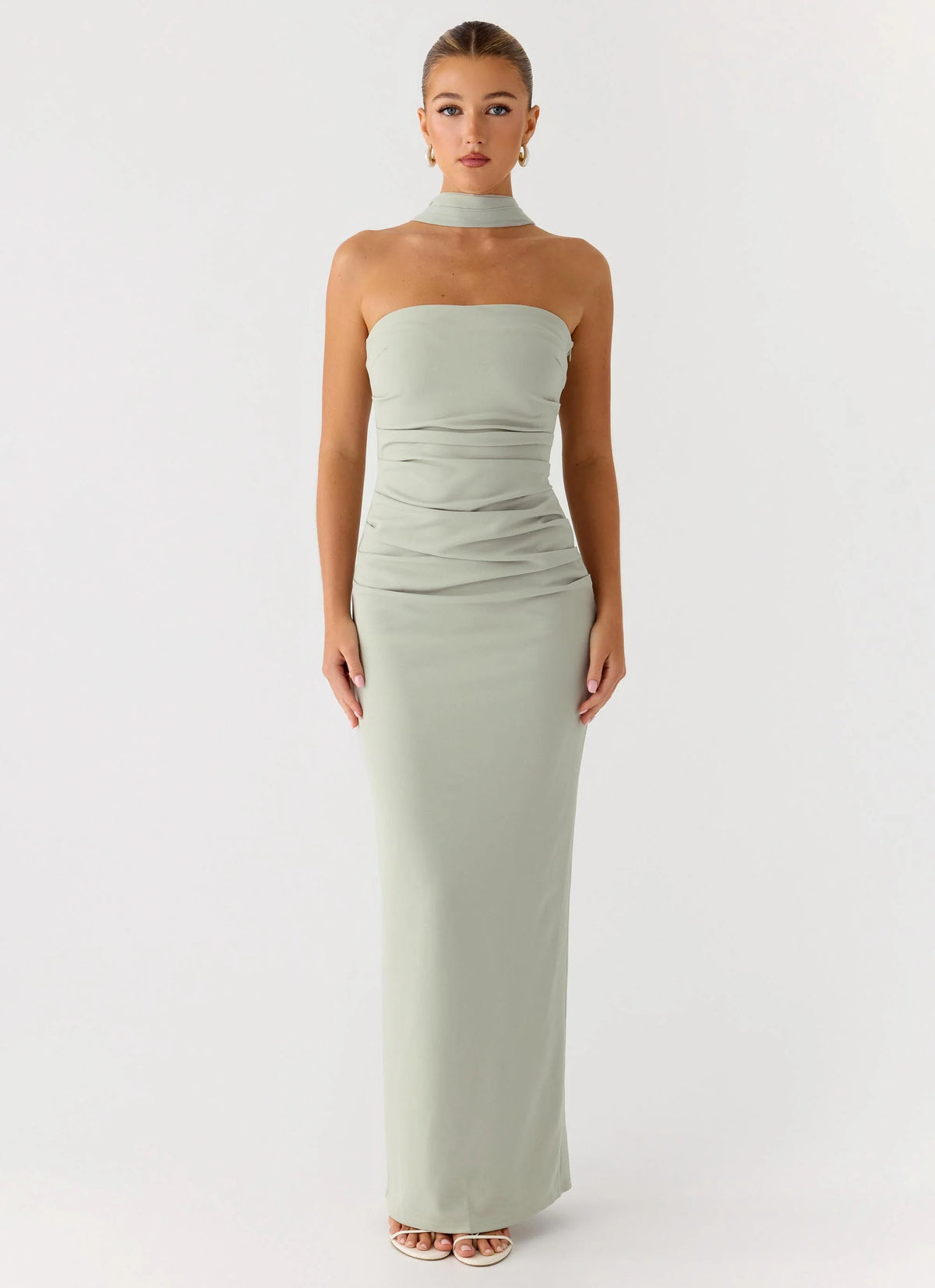 Libra Maxi Dress - Pastel Sage
