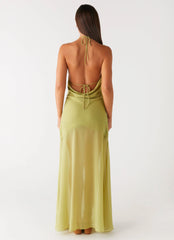 Samoa Maxi Dress - Lime