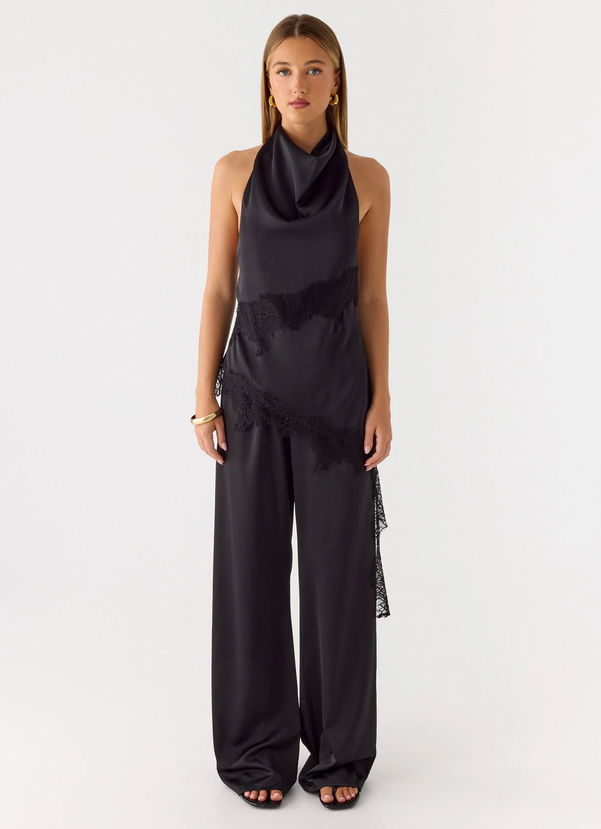 Emilee Cowl Top - Black