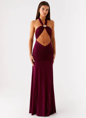 Deltina Maxi Dress - Boysenberry