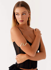 Whimsy Arm Cuff - Gold