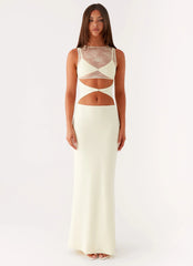 Imperial Maxi Dress - Yellow